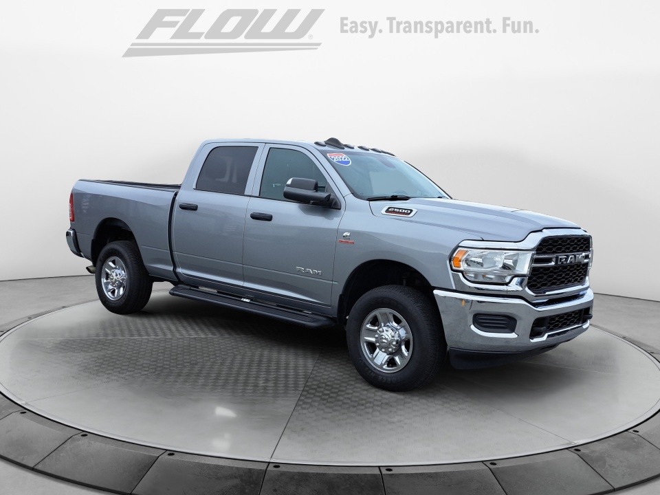 Silver 2022 RAM 2500 Pickup Truck Four-Wheel Drive Automatic