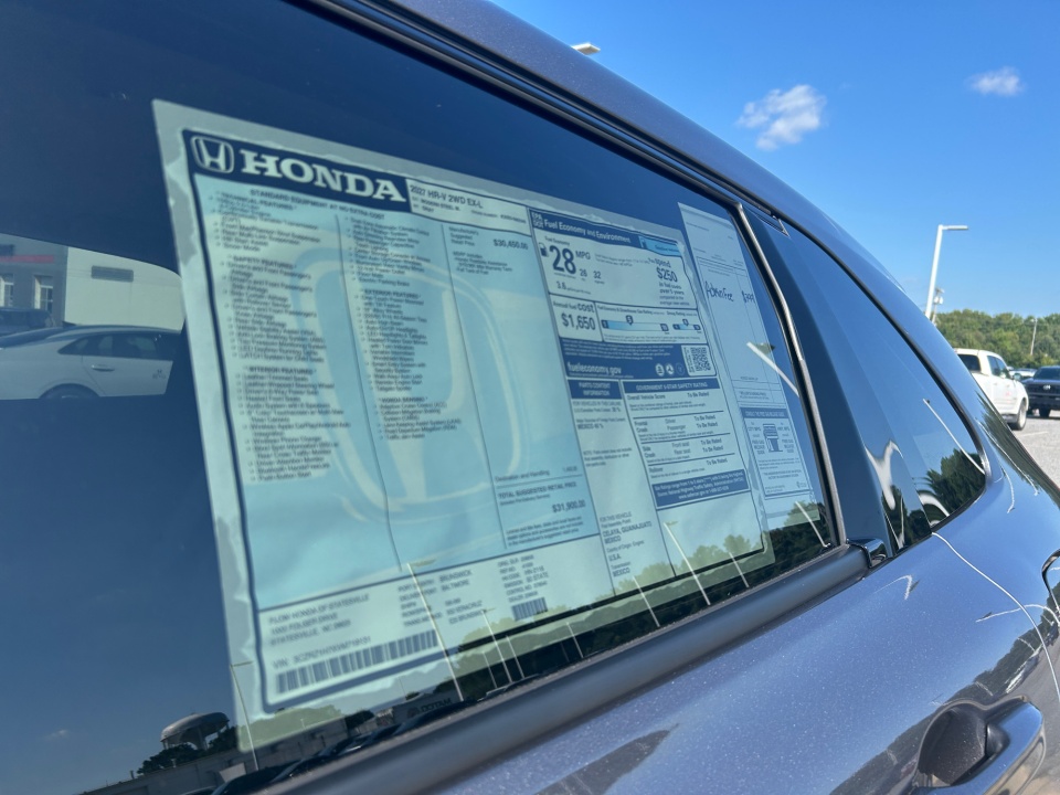 3CZRZ1H7XVM719131 2027 Honda HR-V EX-L