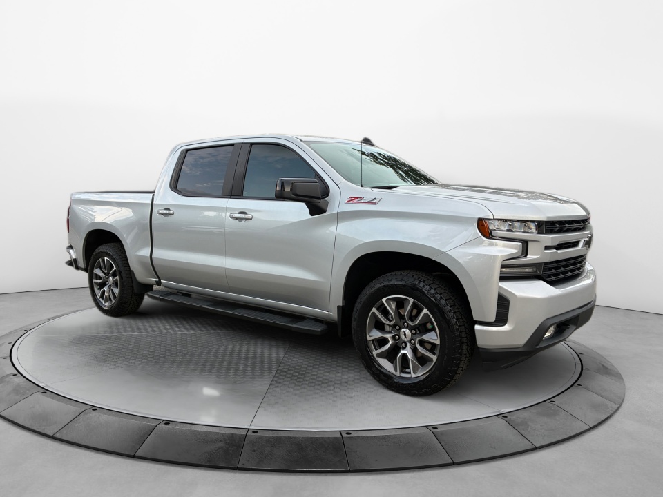 Silver 2020 Chevrolet Silverado 1500 Pickup Truck Four-Wheel Drive Automatic