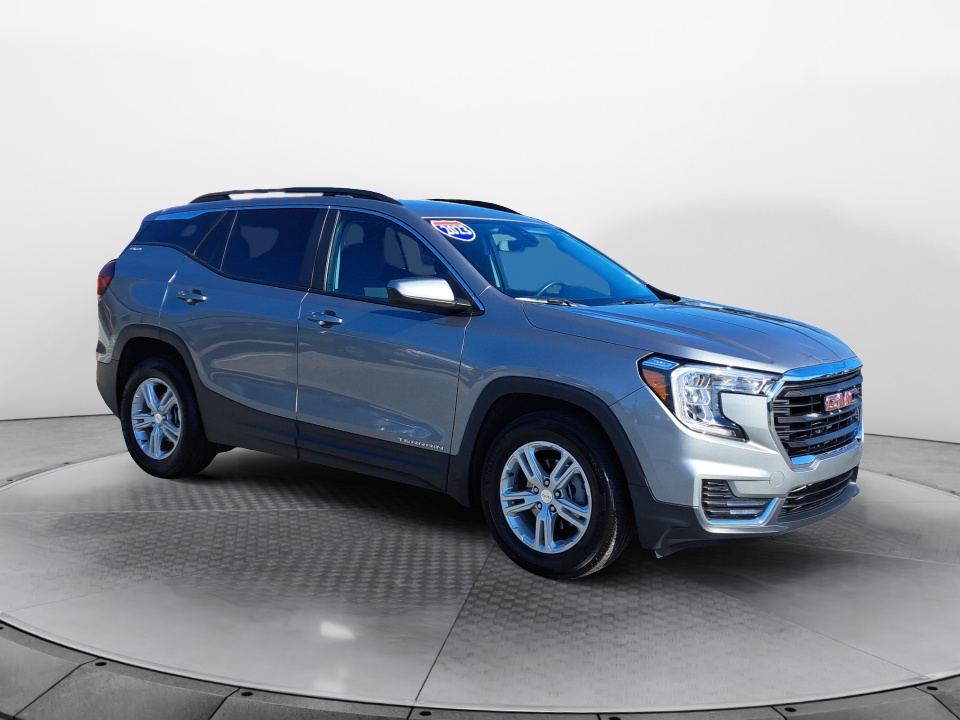 Gray 2023 GMC Terrain SUV / Crossover Front-Wheel Drive Automatic