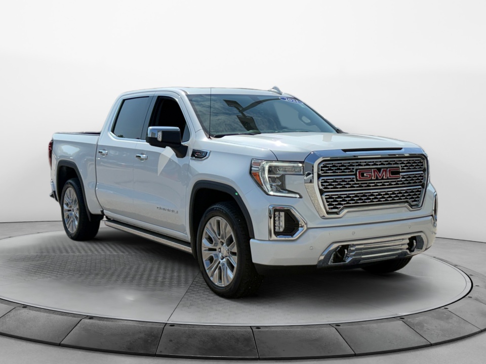 White 2021 GMC Sierra 1500 Pickup Truck Four-Wheel Drive Automatic