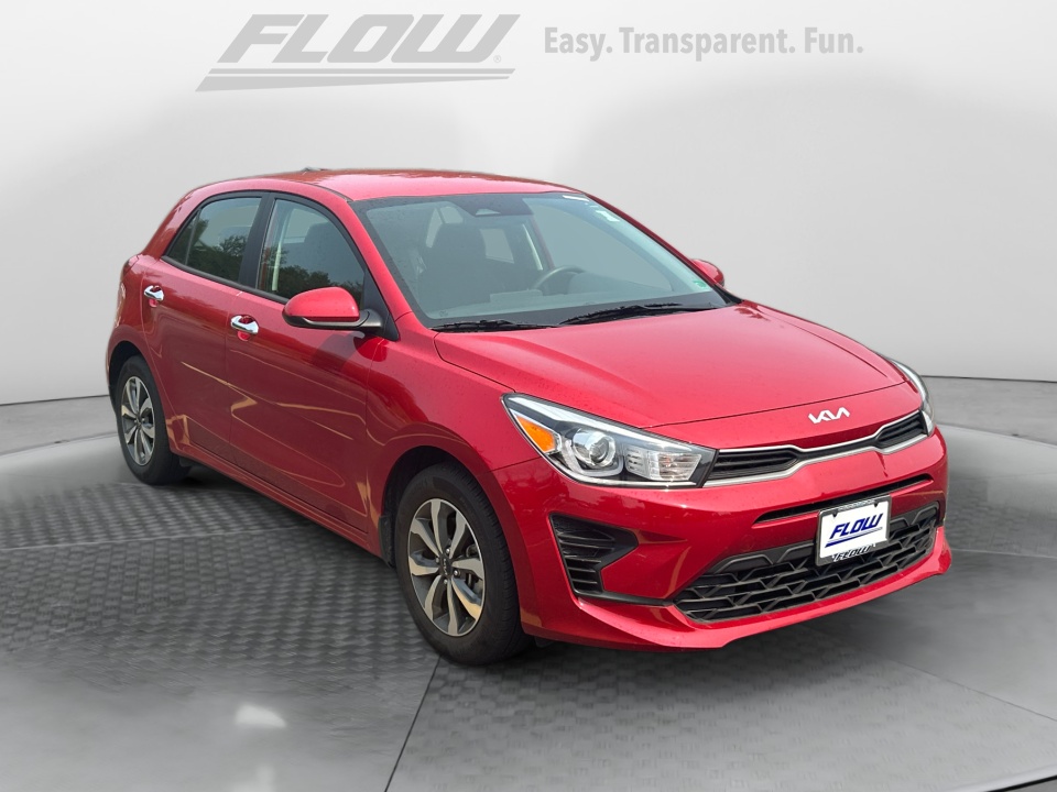 Red 2023 Kia Rio5 Wagon Front-Wheel Drive Automatic