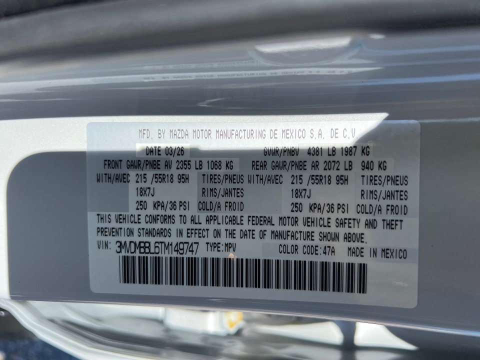 3MVDMBBL6TM149747 2026 Mazda CX-30 2.5 S Select Sport