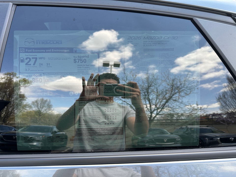 3MVDMBCL5TM131142 2026 Mazda CX-30 2.5 S Preferred