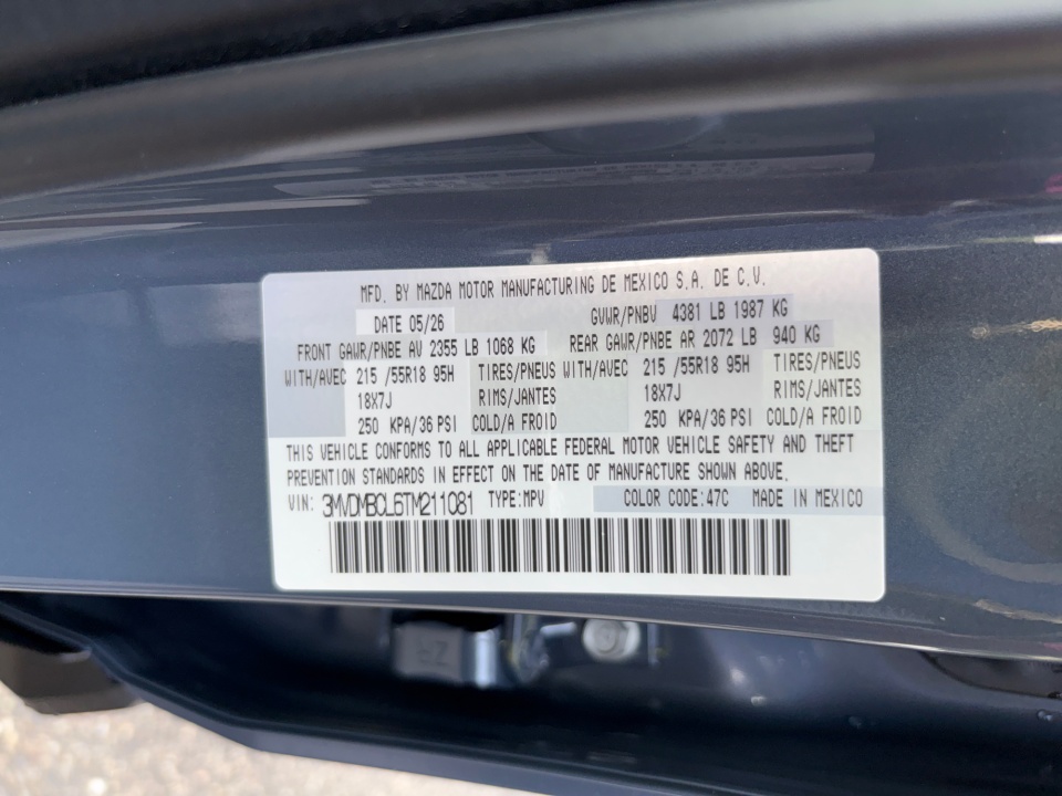 3MVDMBCL6TM211081 2026 Mazda CX-30 2.5 S Carbon Edition