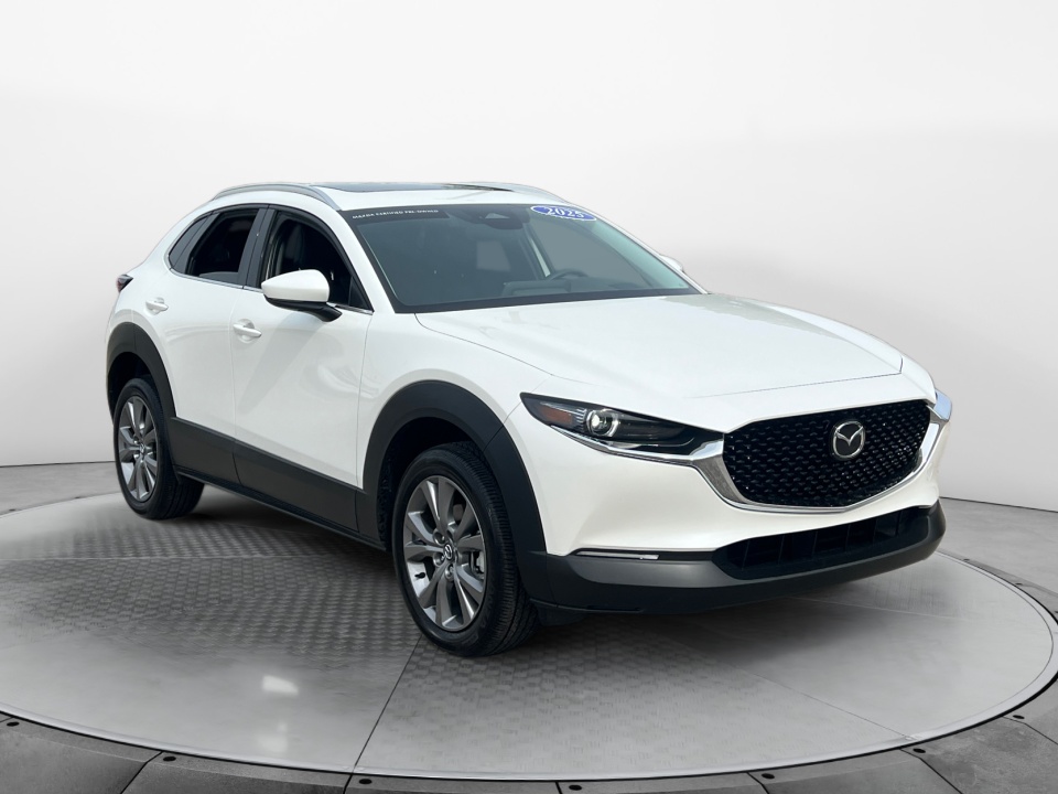 White 2025 Mazda CX-30 2.5 S Premium AWD SUV / Crossover All-Wheel Drive Automatic