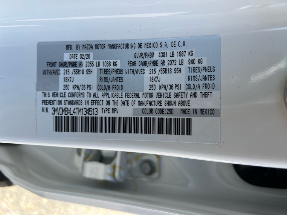 3MVDMBXL4TM134513 2026 Mazda CX-30 2.5 S Aire Edition