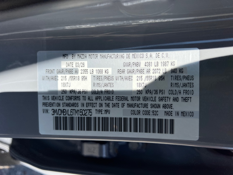 3MVDMBXL6TM150275 2026 Mazda CX-30 2.5 S Aire Edition