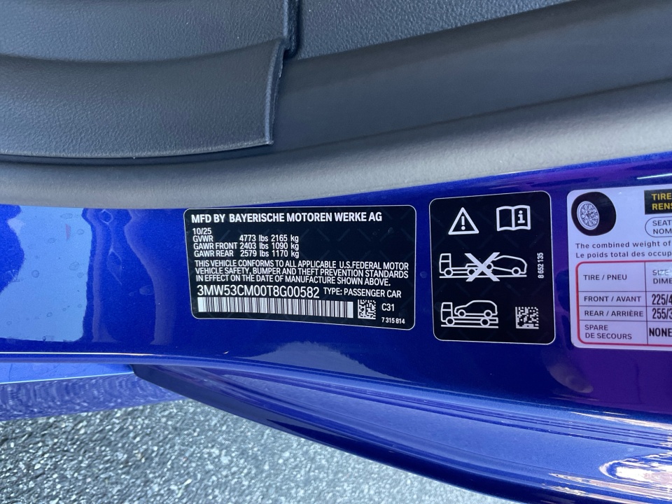 3MW53CM00T8G00582 2026 BMW 2 Series M240i xDrive