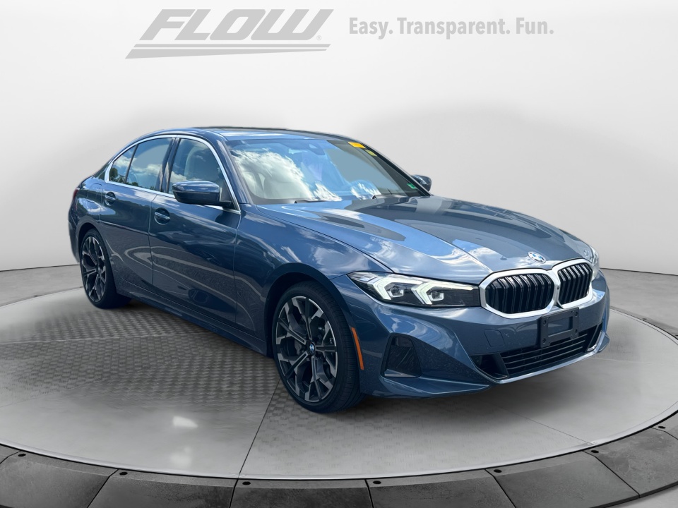 Blue 2025 BMW 3 Series Sedan Rear-Wheel Drive Automatic