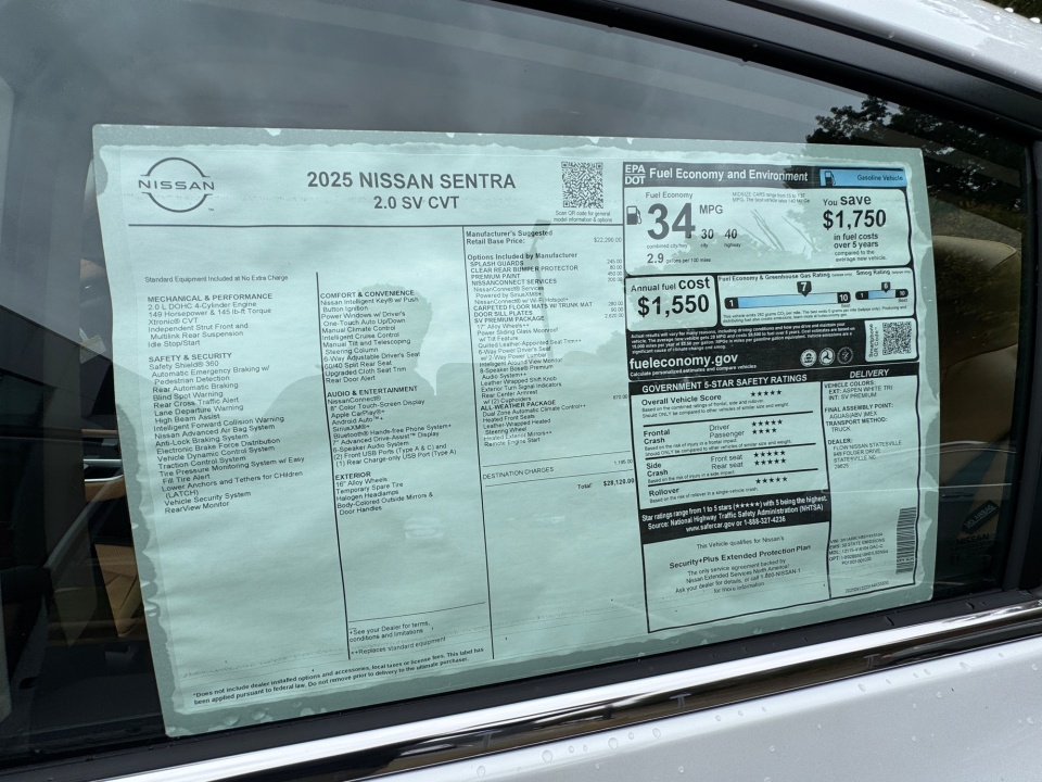 3N1AB8CV8SY416104 2025 Nissan Sentra SV