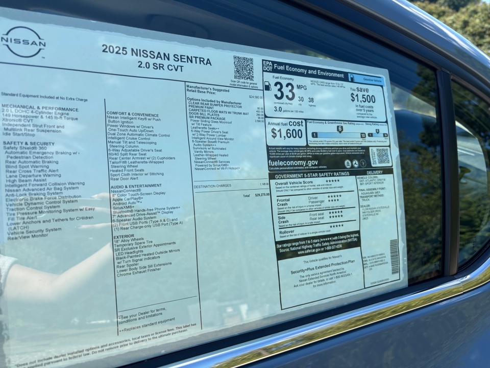 3N1AB8DV7SY395910 2025 Nissan Sentra SR