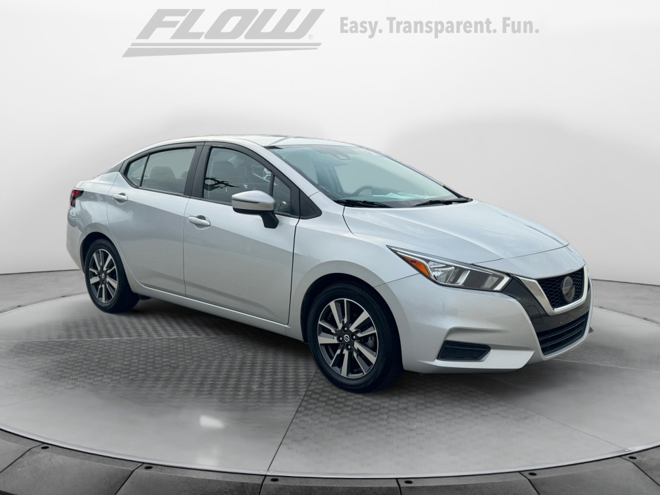 Silver 2021 Nissan Versa Sedan Front-Wheel Drive Automatic