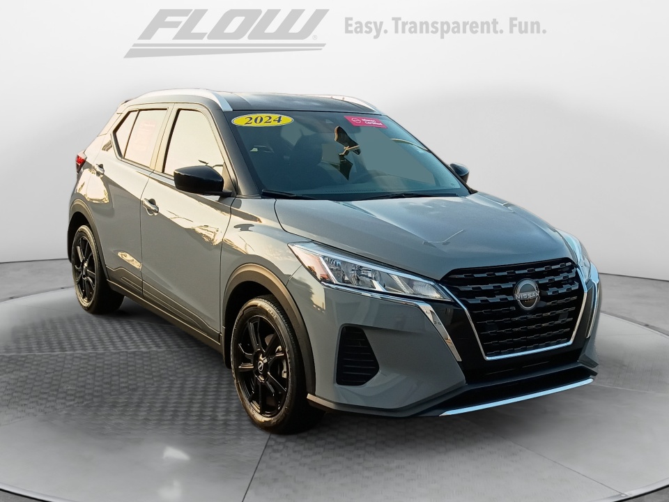 Gray 2024 Nissan Kicks SUV / Crossover Front-Wheel Drive Automatic
