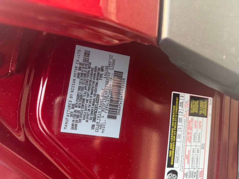 3N8AP6CE6TL433358 2026 Nissan Kicks SV