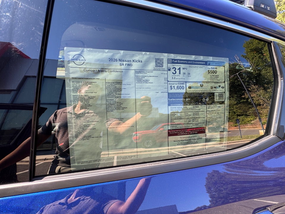 3N8AP6DA0TL313437 2026 Nissan Kicks SR