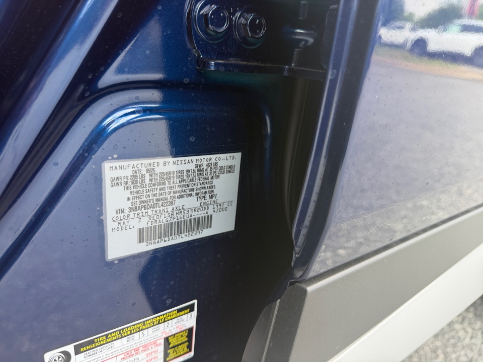 3N8AP6DA0TL422397 2026 Nissan Kicks SR