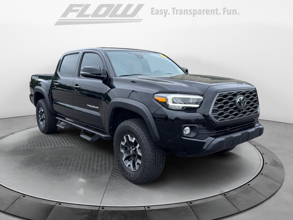 Black 2023 Toyota Tacoma TRD Off Road Double Cab 4WD Pickup Truck Four-Wheel Drive Automatic