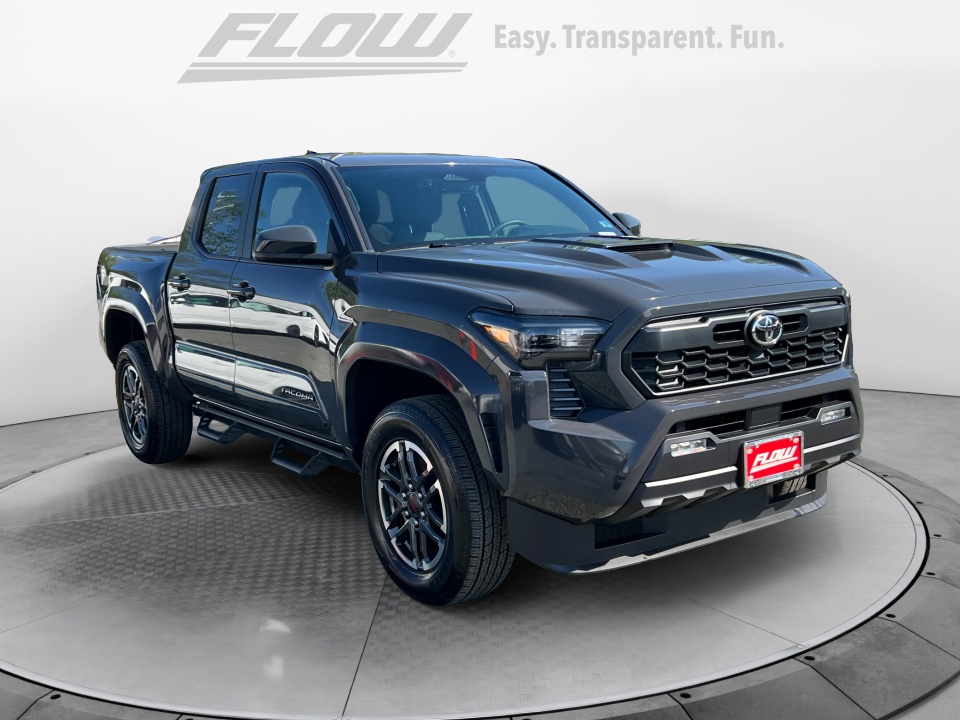 Black 2025 Toyota Tacoma TRD Sport Double Cab 4WD Pickup Truck Four-Wheel Drive Automatic