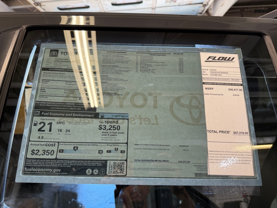 3TMLB5JN2TM266846 2026 Toyota Tacoma SR5