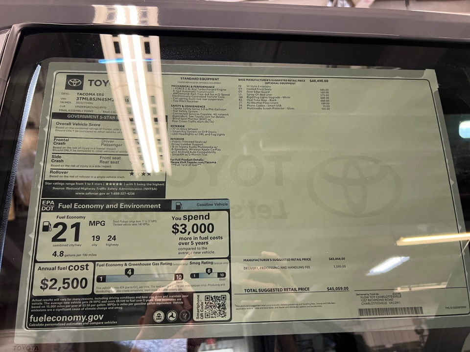 3TMLB5JN4SM200085 2025 Toyota Tacoma SR5