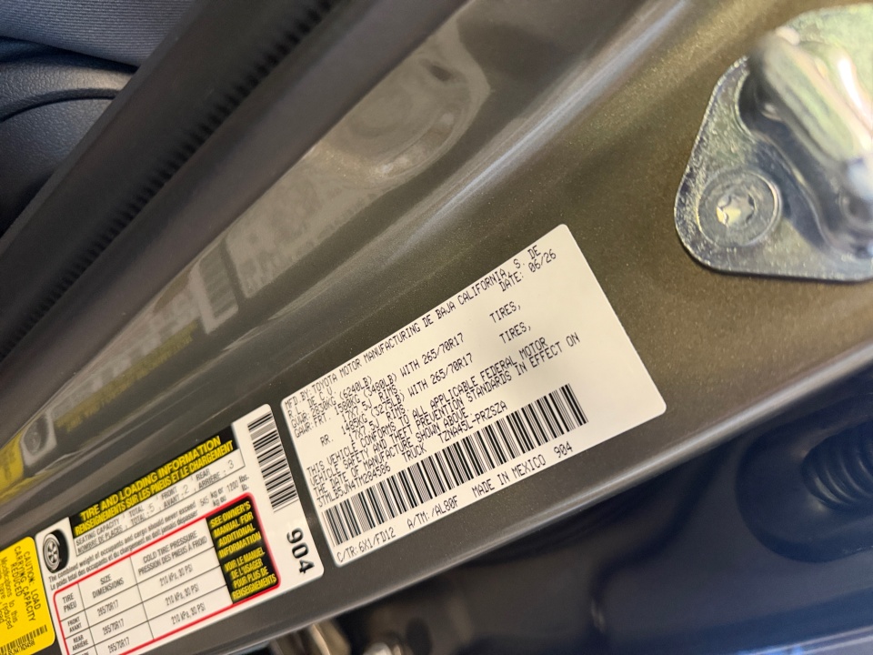 3TMLB5JN4TM284586 2026 Toyota Tacoma TRD Off Road