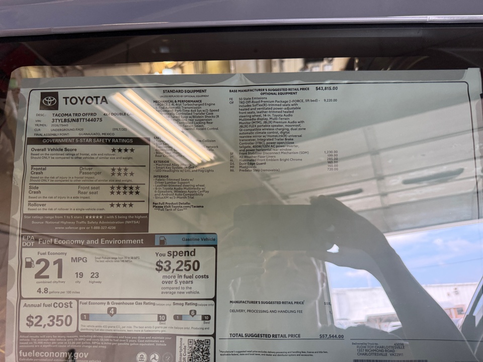 3TYLB5JN8TT144075 2026 Toyota Tacoma TRD Off Road