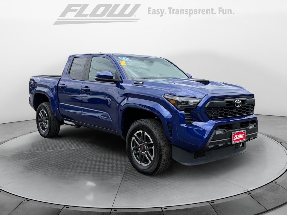 Blue 2025 Toyota Tacoma Pickup Truck Four-Wheel Drive Automatic