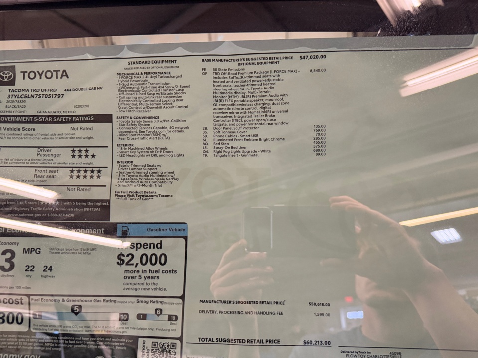 3TYLC5LN7ST051797 2025 Toyota Tacoma Hybrid TRD Off Road