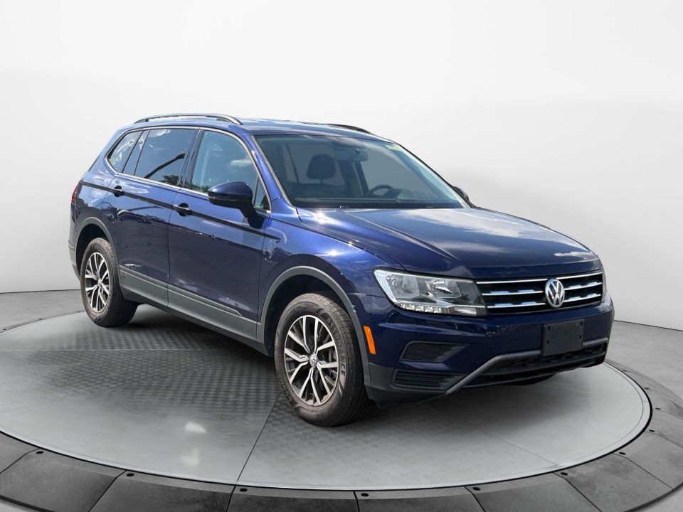 Blue 2021 Volkswagen Tiguan SUV / Crossover All-Wheel Drive Automatic
