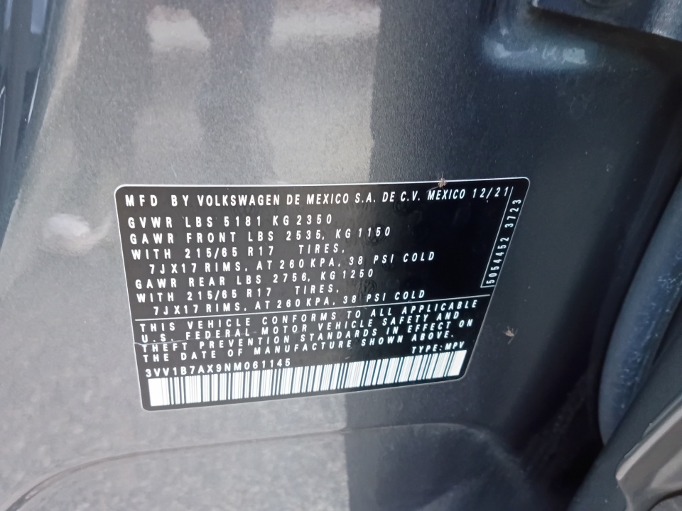 Used 2022 Volkswagen Tiguan SUV