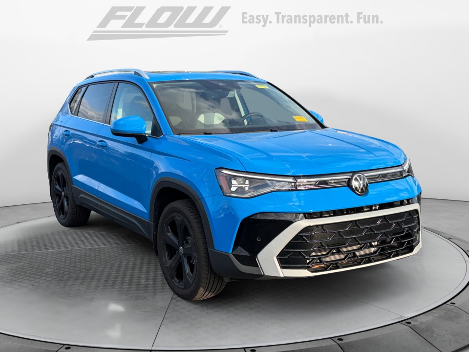 Blue 2025 Volkswagen Taos SEL 4Motion SUV / Crossover All-Wheel Drive Automatic