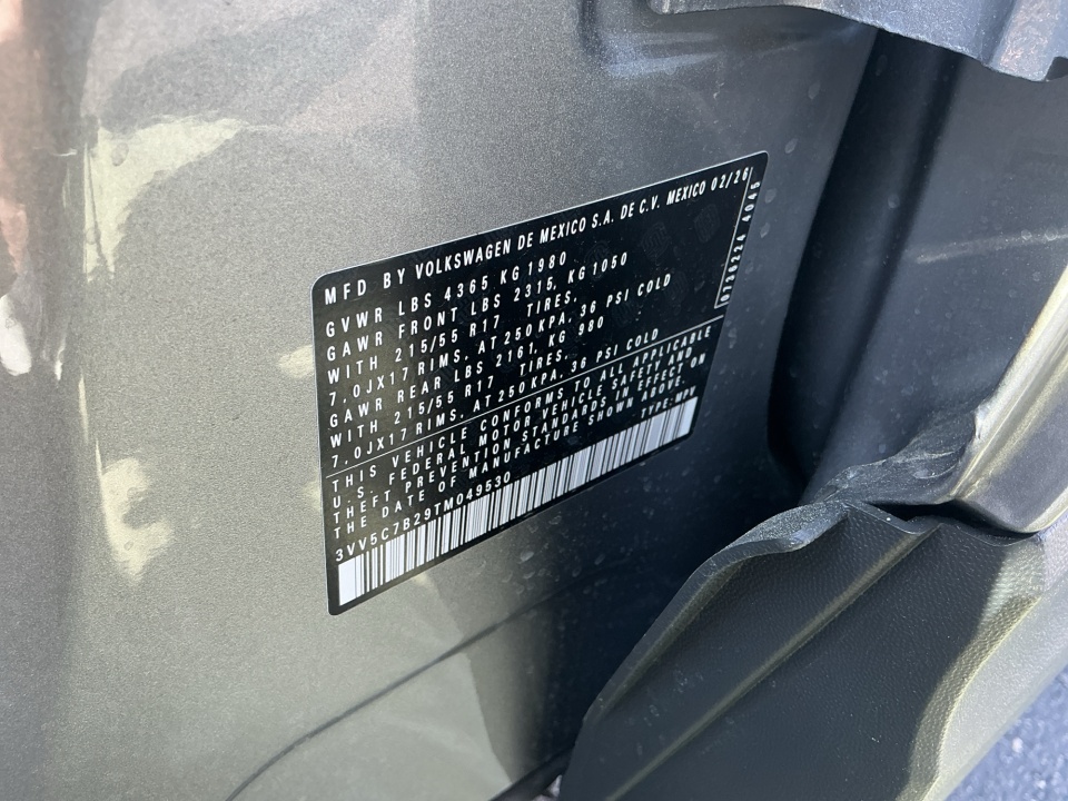 3VV5C7B29TM049530 2026 Volkswagen Taos S