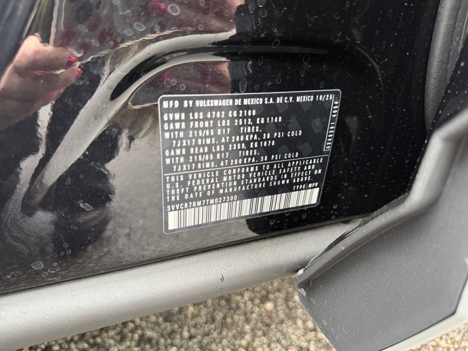 3VVCR7RM7TM027300 2026 Volkswagen Tiguan S