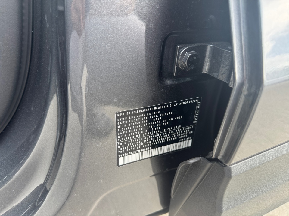 3VVSC7B2XTM089831 2026 Volkswagen Taos SE