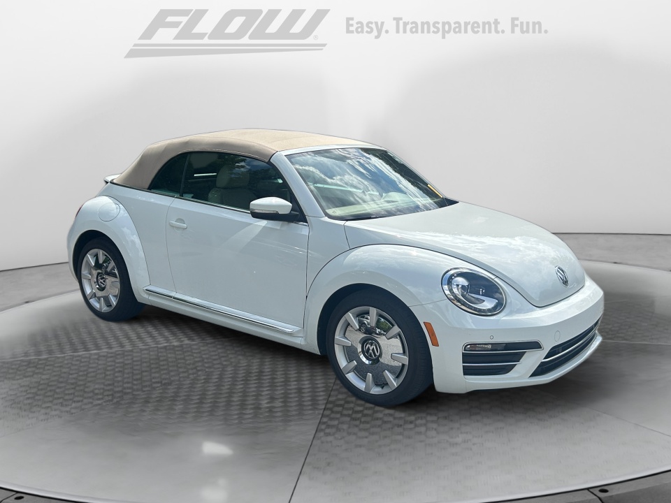 White 2017 Volkswagen Beetle Convertible Front-Wheel Drive Automatic