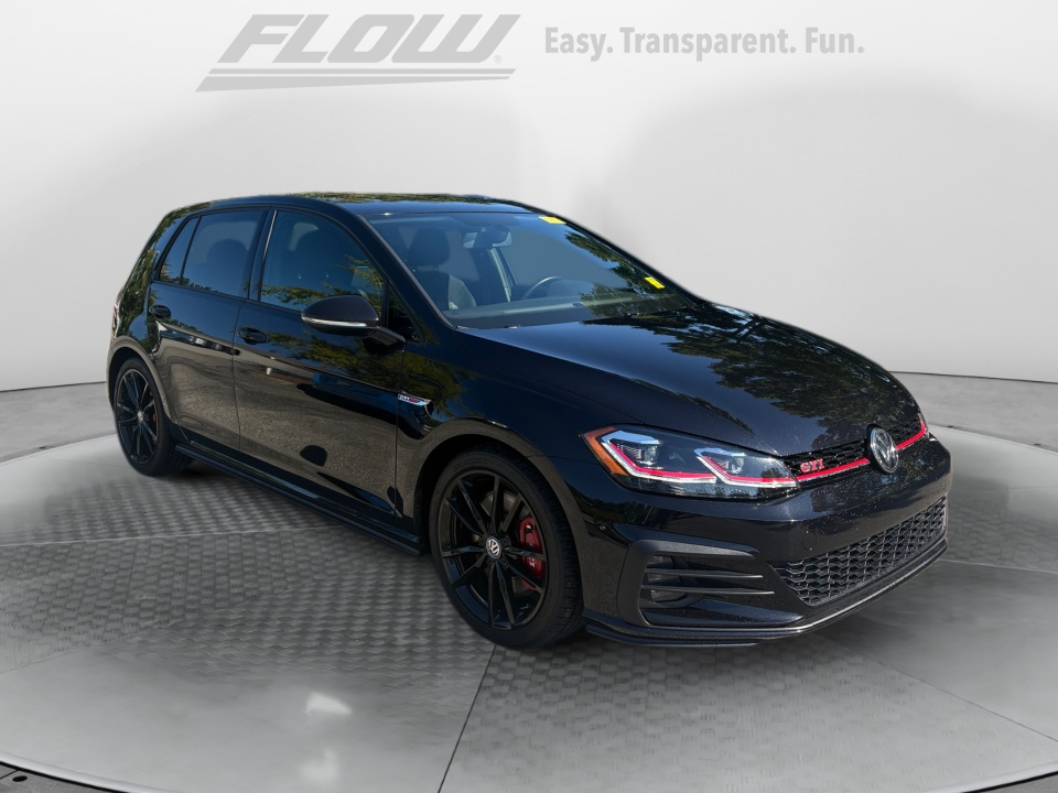 Black 2019 Volkswagen Golf GTI Hatchback Front-Wheel Drive Automatic