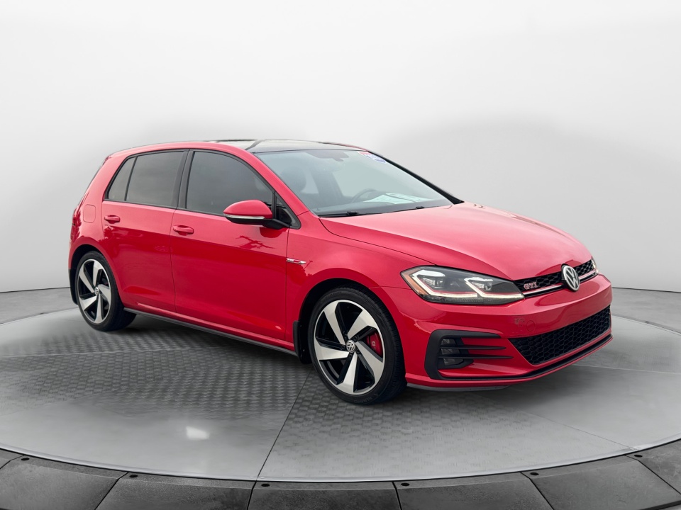 Red 2020 Volkswagen Golf GTI Hatchback Front-Wheel Drive Automatic