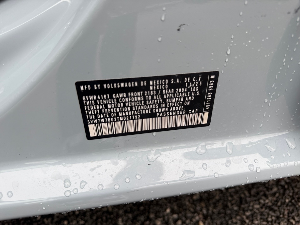 3VW7W7BU2TM021792 2026 Volkswagen Jetta SE