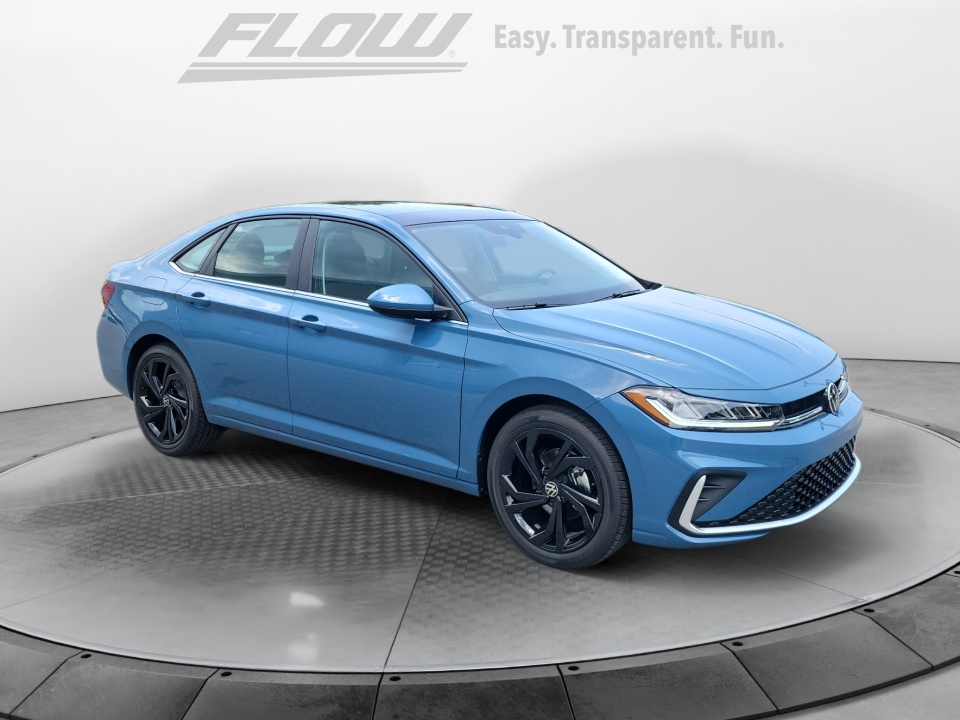 Blue 2026 Volkswagen Jetta Sedan Front-Wheel Drive Automatic