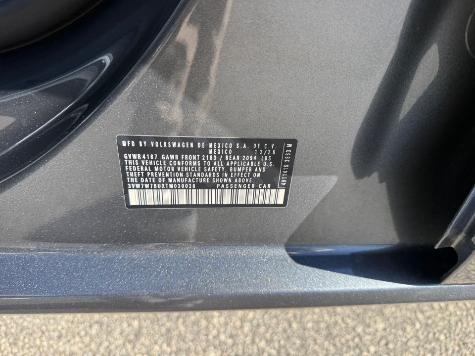 3VW7W7BUXTM030028 2026 Volkswagen Jetta SE