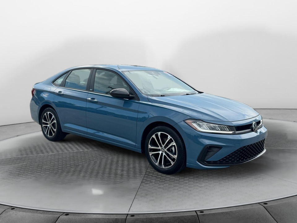 Blue 2026 Volkswagen Jetta Sedan Front-Wheel Drive Automatic