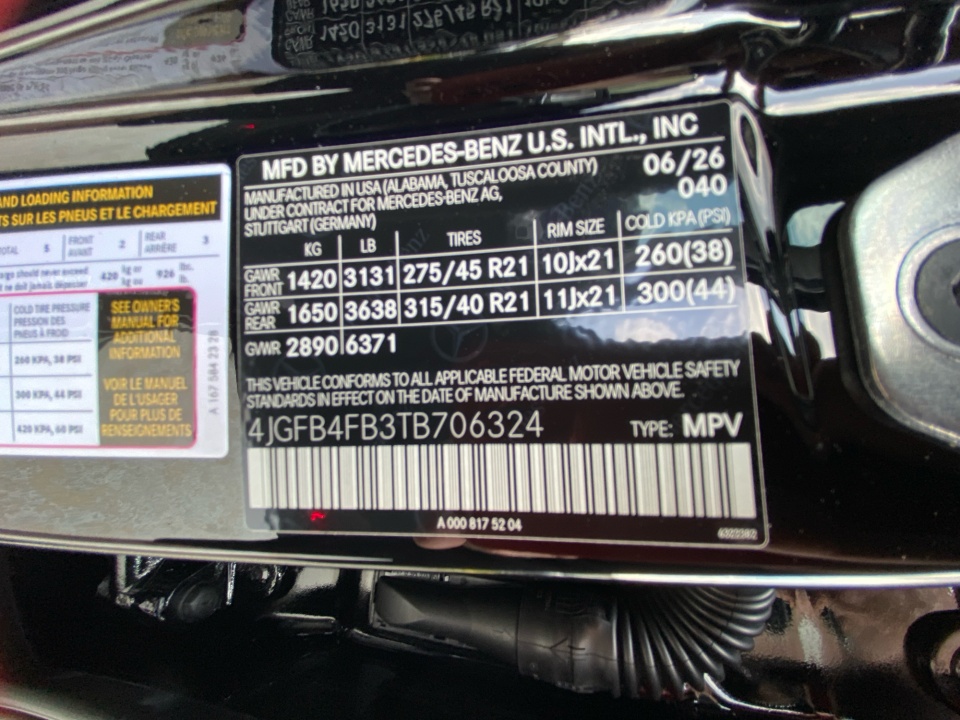 4JGFB4FB3TB706324 2026 Mercedes-Benz GLE 350 GLE 350