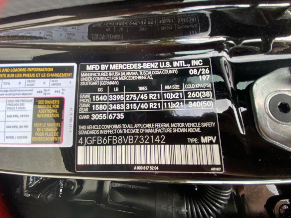 4JGFB6FB8VB732142 2027 Mercedes-Benz GLE GLE 450