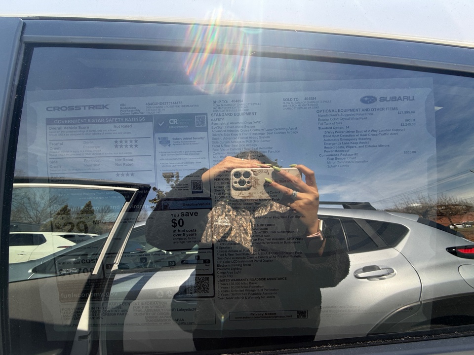 4S4GUHD63T3744478 2026 Subaru Crosstrek Premium