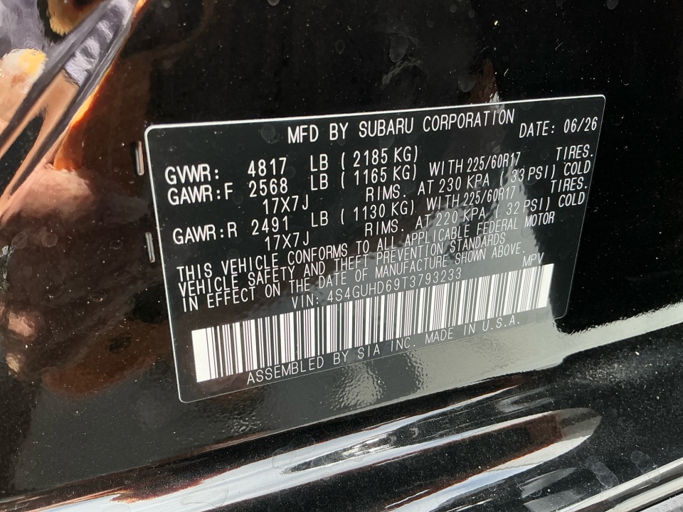4S4GUHD69T3793233 2026 Subaru Crosstrek Premium