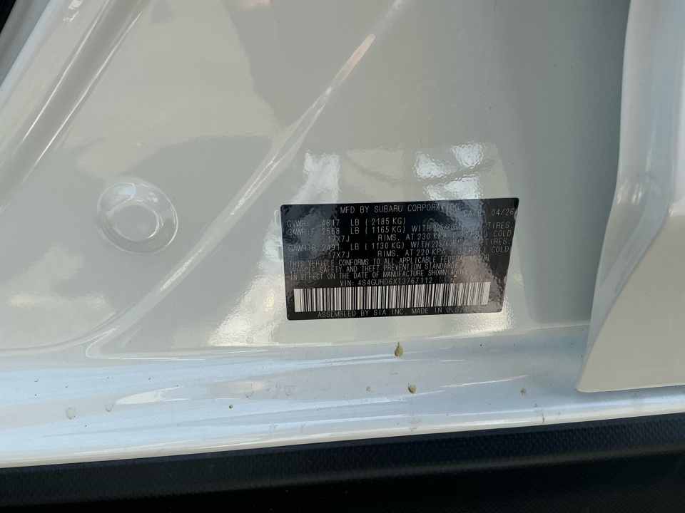 4S4GUHD6XT3767112 2026 Subaru Crosstrek Premium