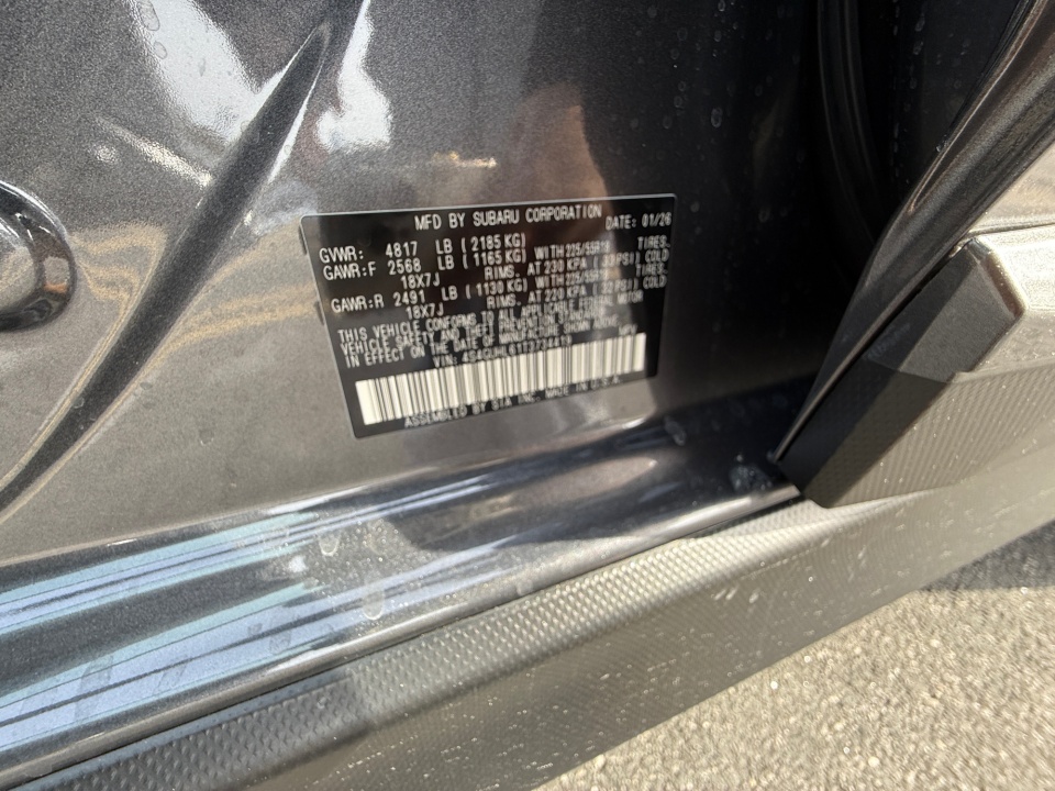 4S4GUHL61T3734419 2026 Subaru Crosstrek Limited