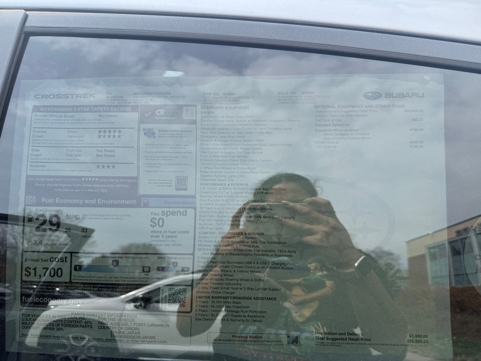 4S4GUHL67T3753394 2026 Subaru Crosstrek Limited