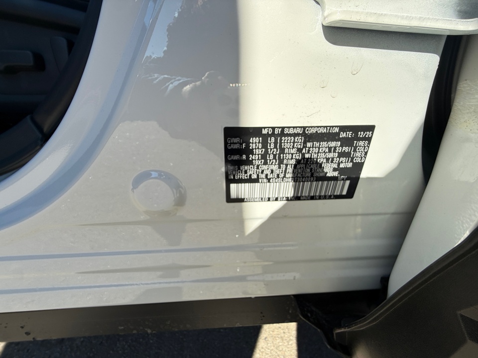 4S4SLDH62T3040093 2026 Subaru Forester Sport